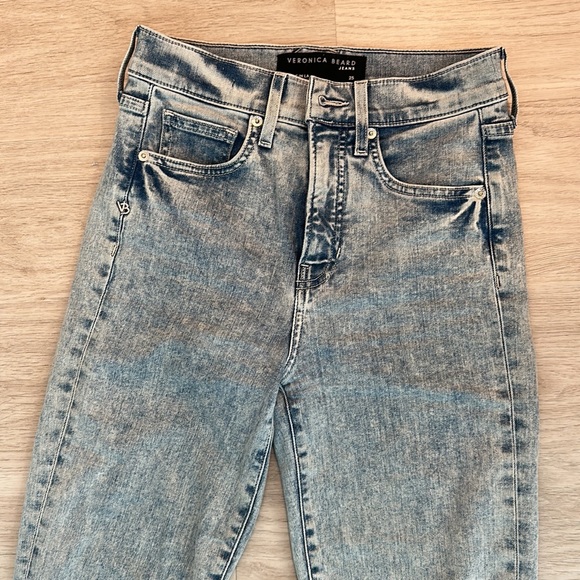 Veronica Beard- Ryleigh High Rise Slim Straight Jeans - Picture 4 of 11